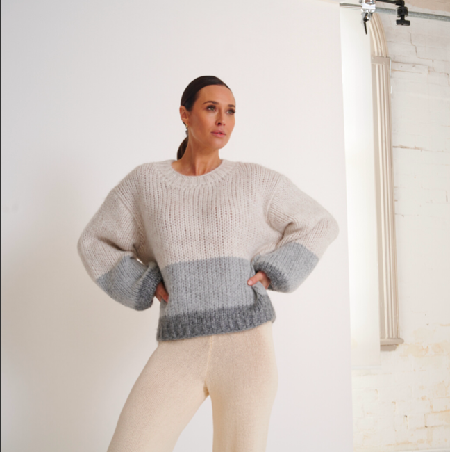 Clara Sweater Dove - L/XL