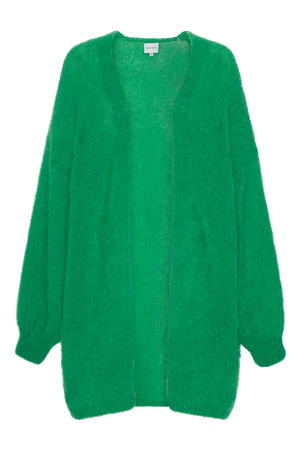 Lee Midi Cardigan Emerald Green