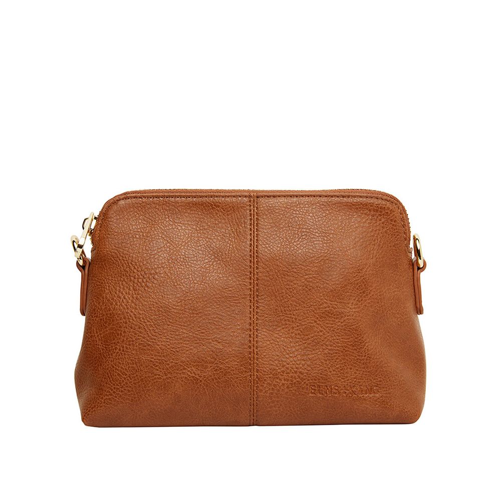 Burbank Crossbody Bag - Tan Pebble