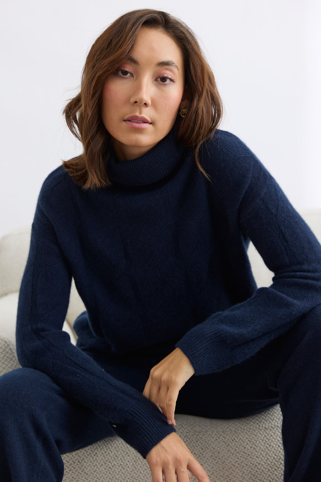 Estelle Cable Roll Sweater