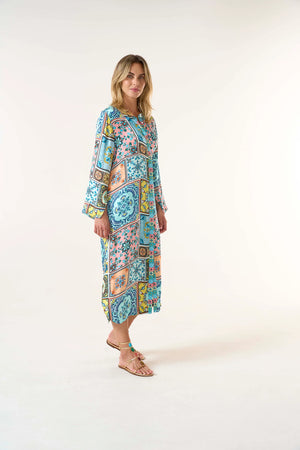 Sani Maxi Print-Casablanca-Cupro-Multi