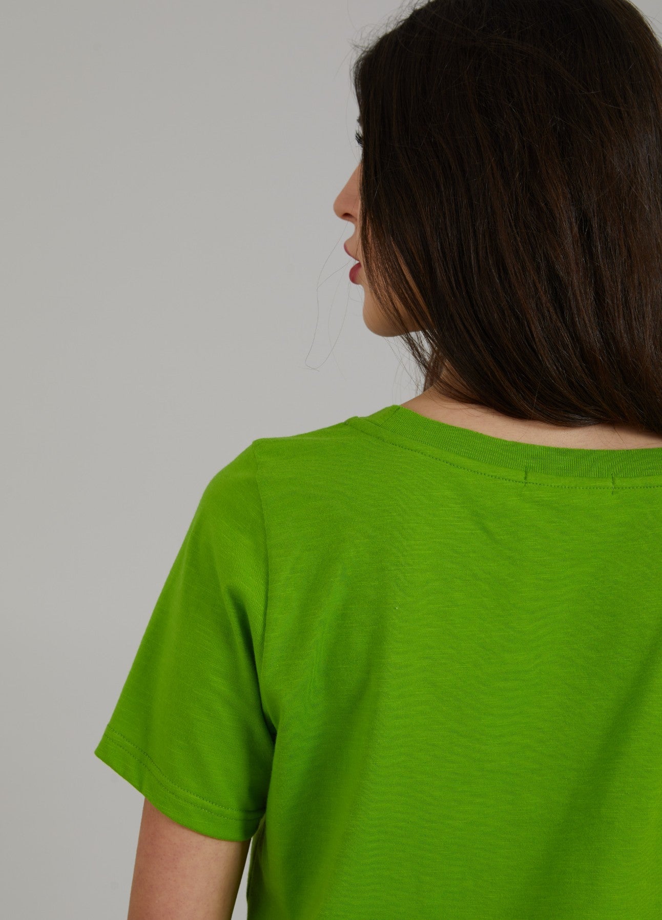 T-Shirt with Mushroom Print - Flashy Green - XS