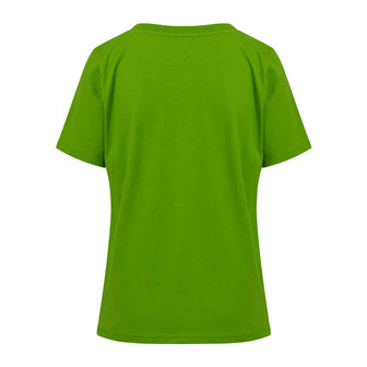 T-Shirt with Mushroom Print - Flashy Green - XS