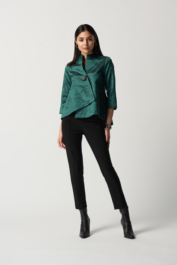 Textured Woven Jacquard Swing Jacket -14