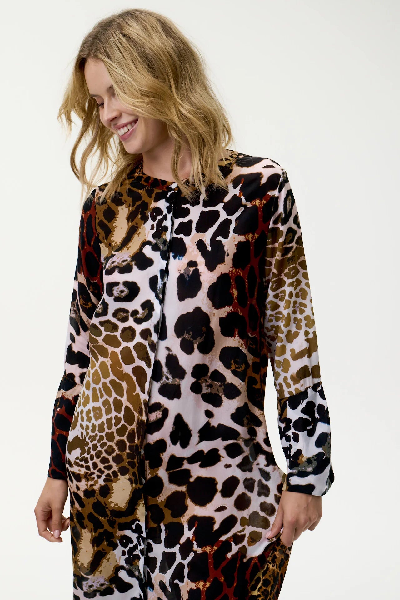 India-Lipari-Viscose-Leopard Dress