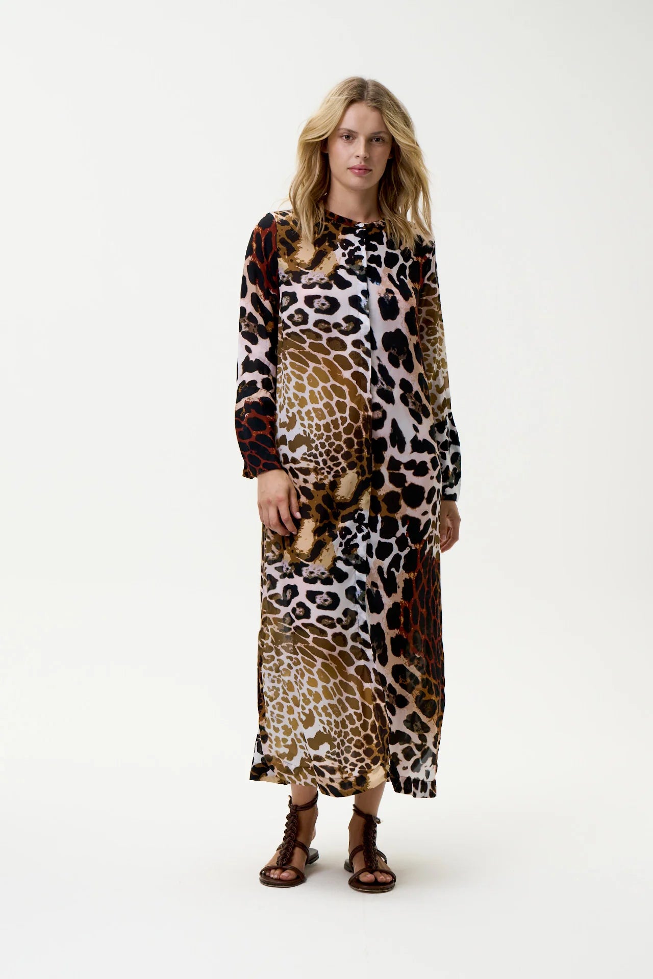 India-Lipari-Viscose-Leopard Dress