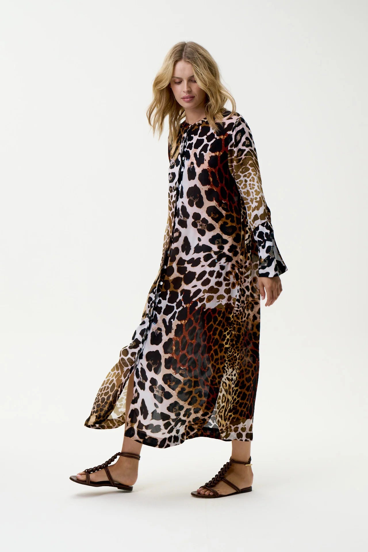 India-Lipari-Viscose-Leopard Dress