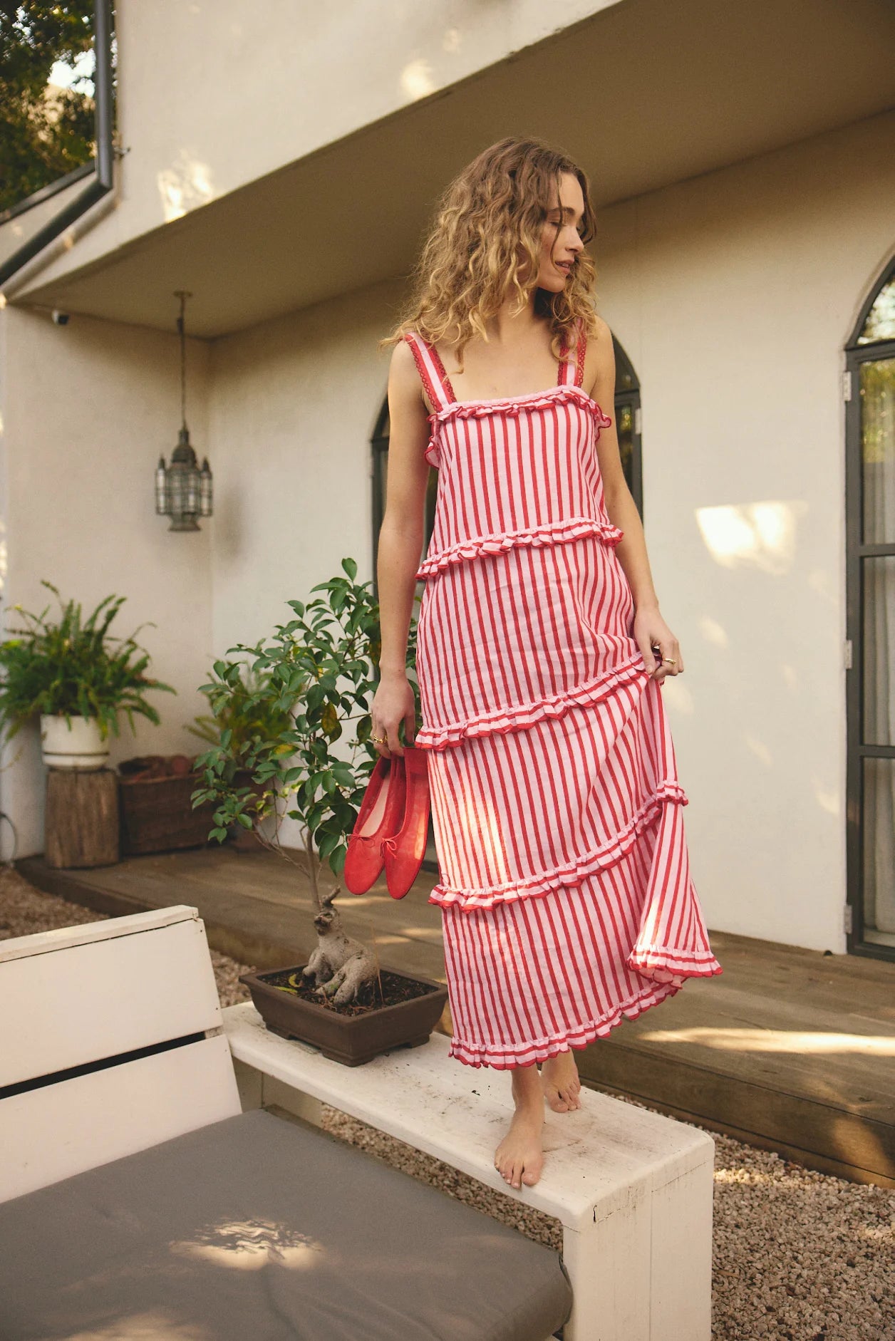 Clementine Bretton Linen Dress