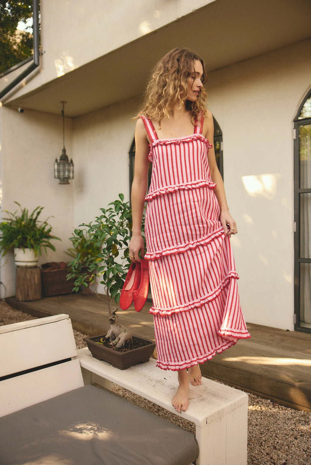 Clementine Bretton Linen Dress