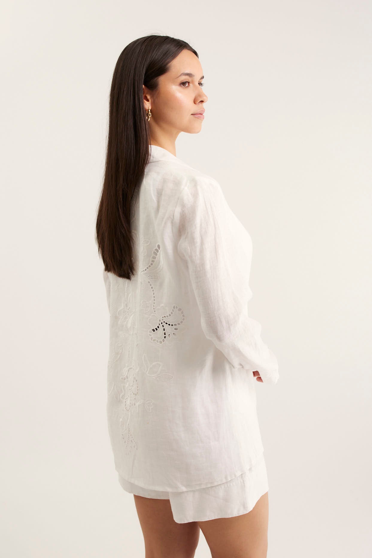 Lila Jacket in Broidery