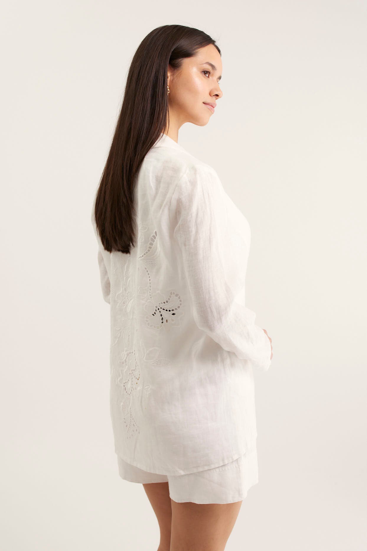 Lila Jacket in Broidery