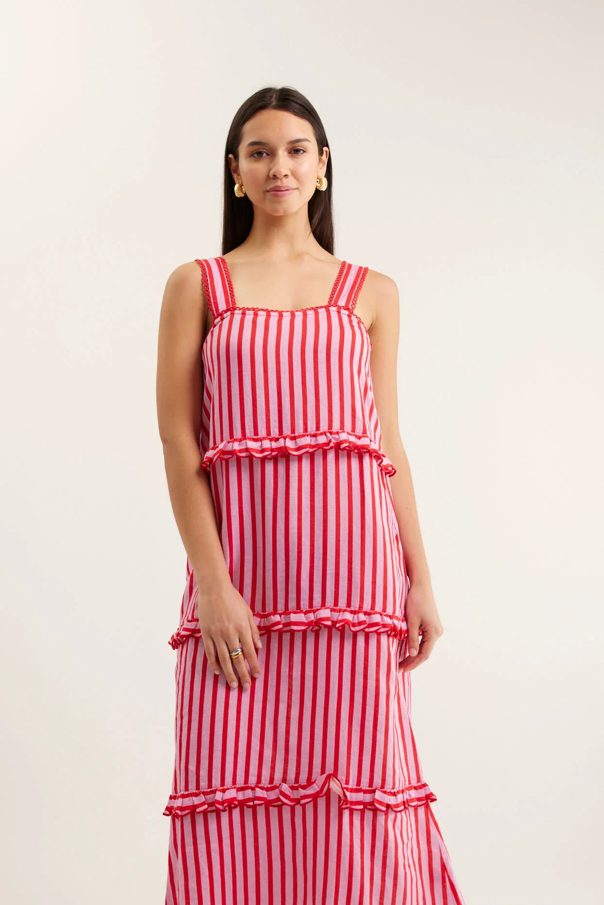 Clementine Bretton Linen Dress