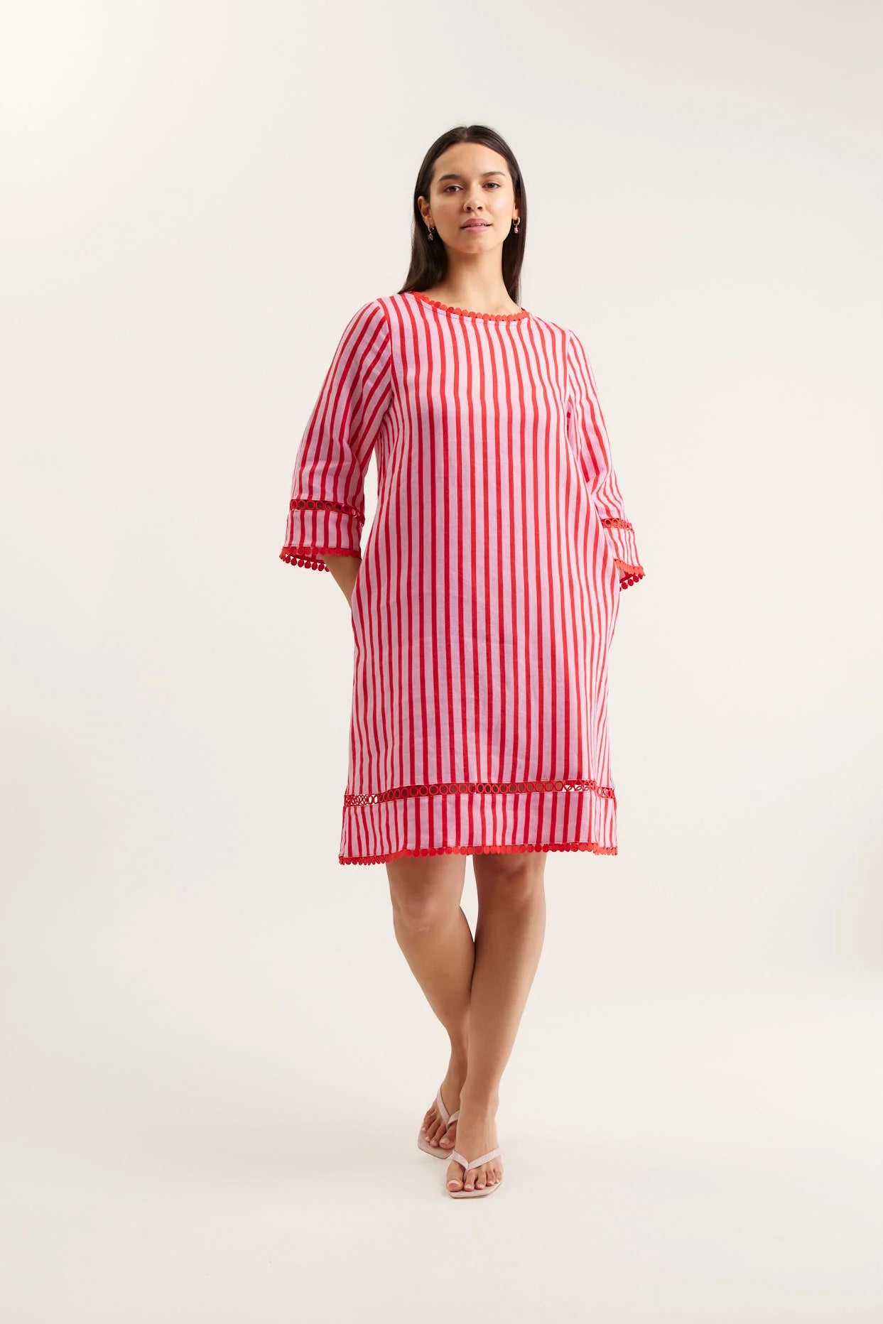 Claire Bretton Linen Dress | Size XL