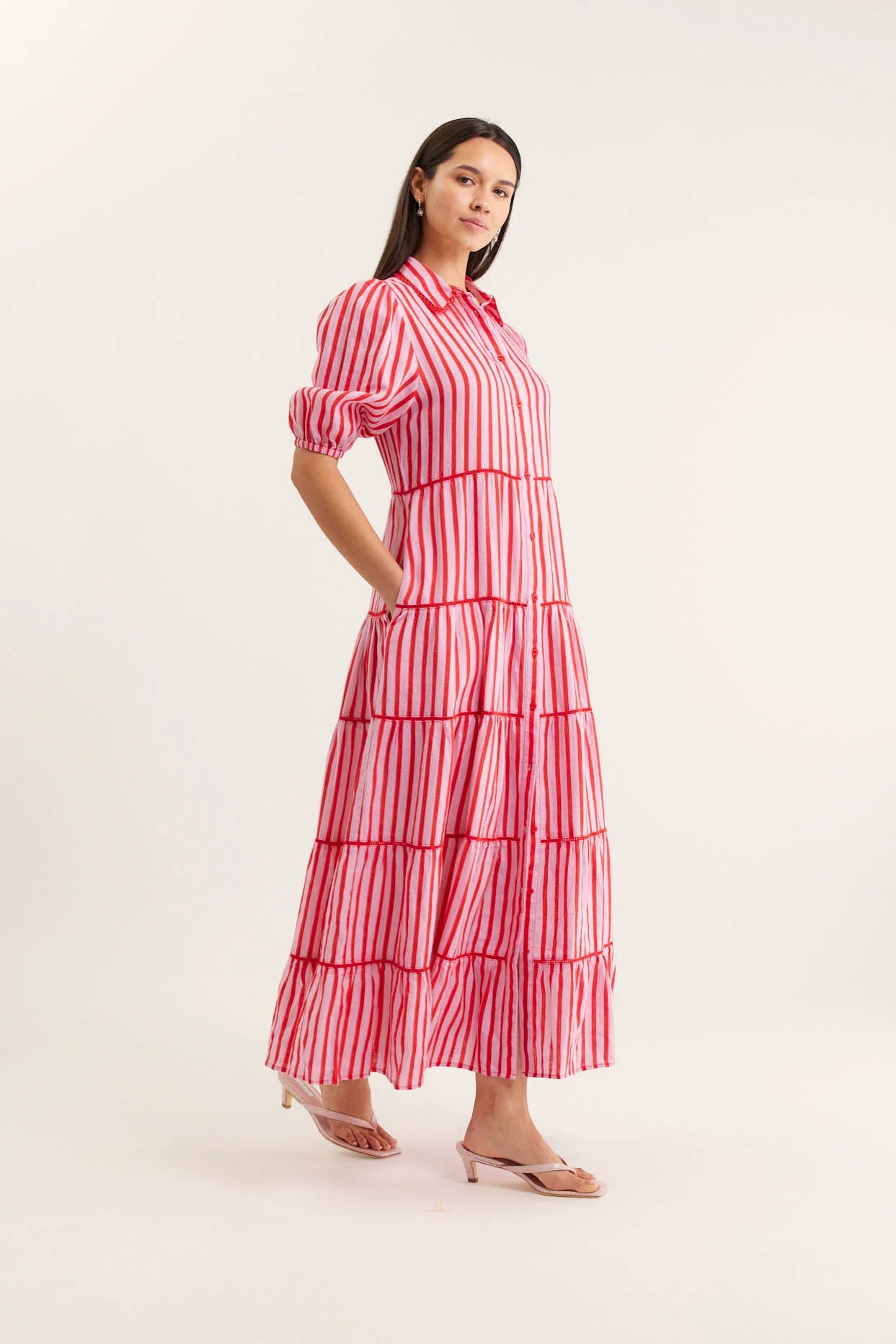 Marlow Bretton Linen Dress