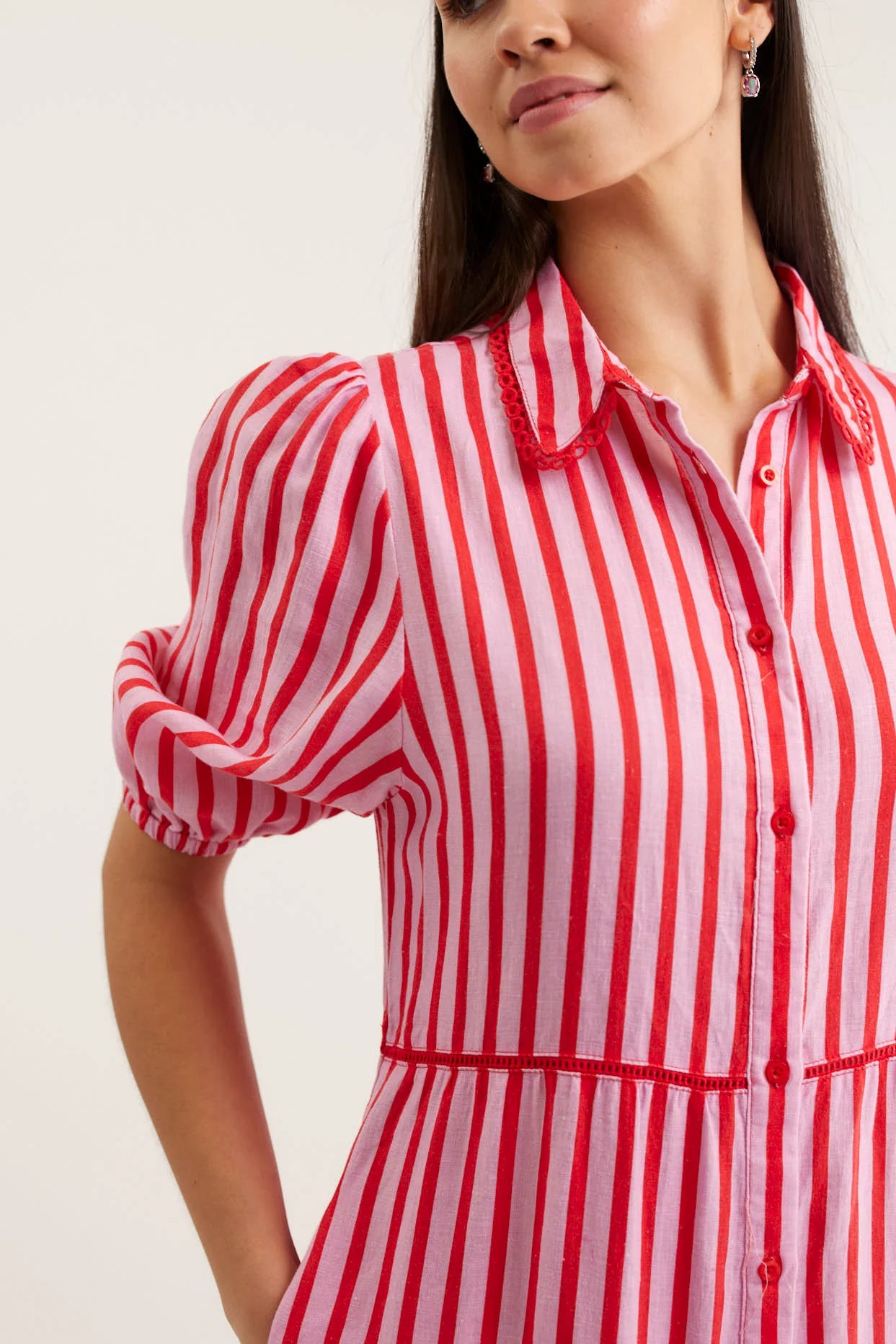 Marlow Bretton Linen Dress