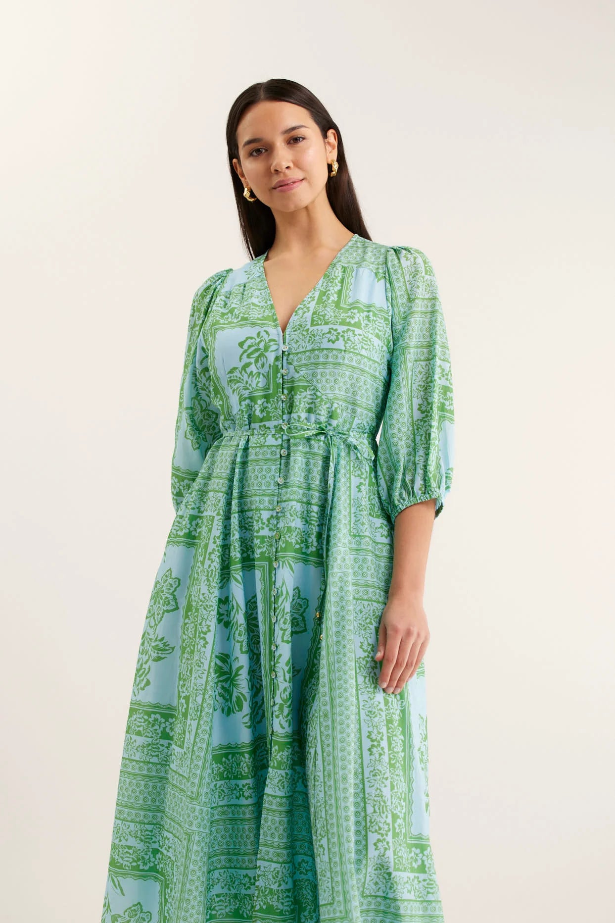 Maya Dress in Florentine Print