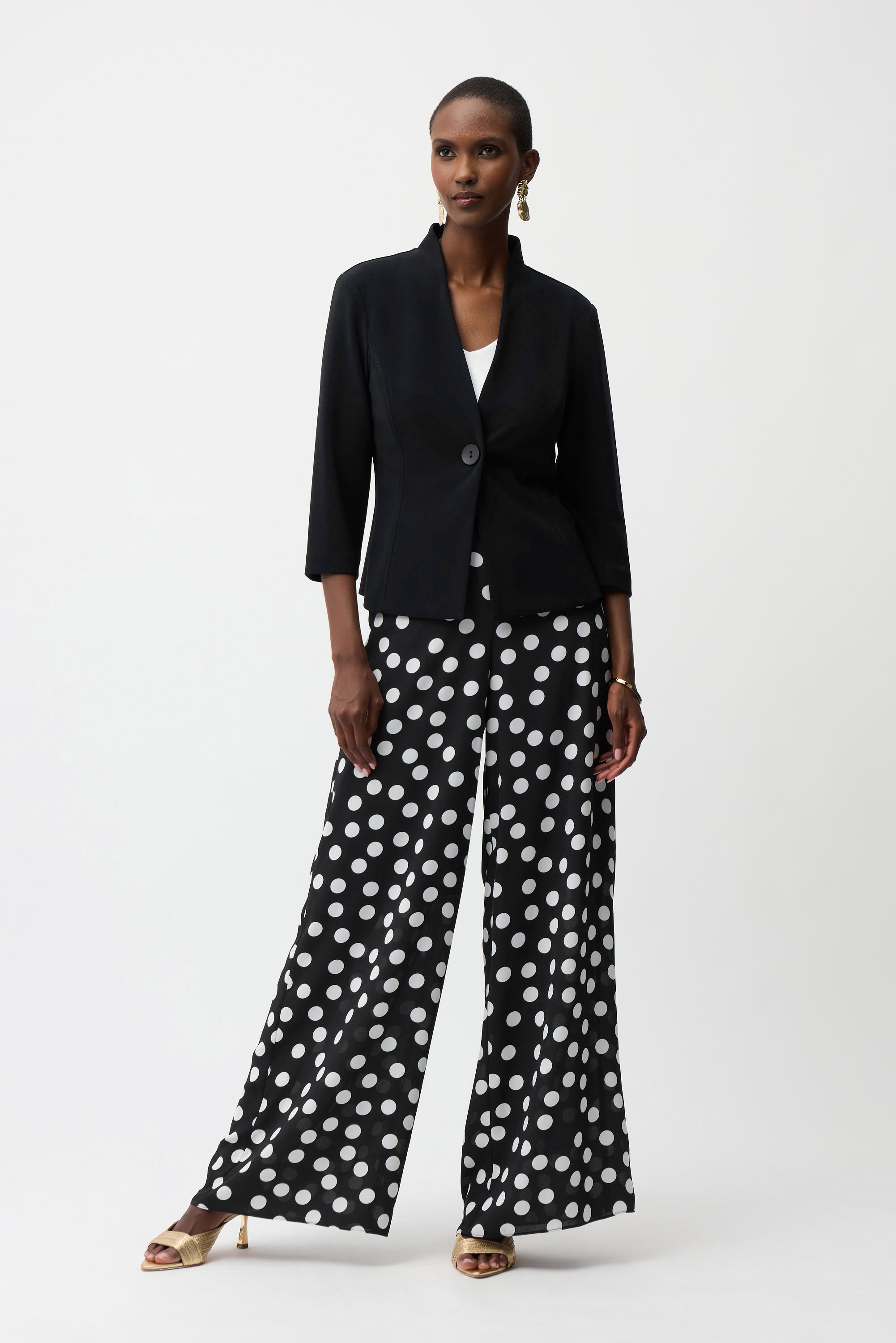 Silky Knit Fitted Jacket