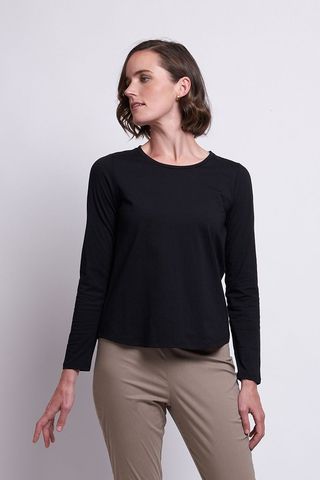 Fine Merino Crew Neck - Black