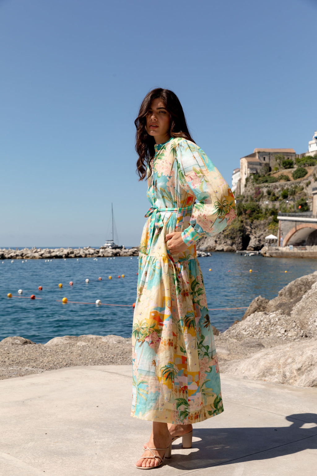 Oceana Maxi Shirt Dress