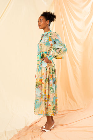 Oceana Maxi Shirt Dress