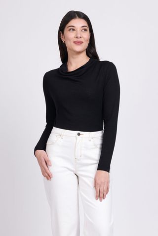 Holy Cowl Top - Black