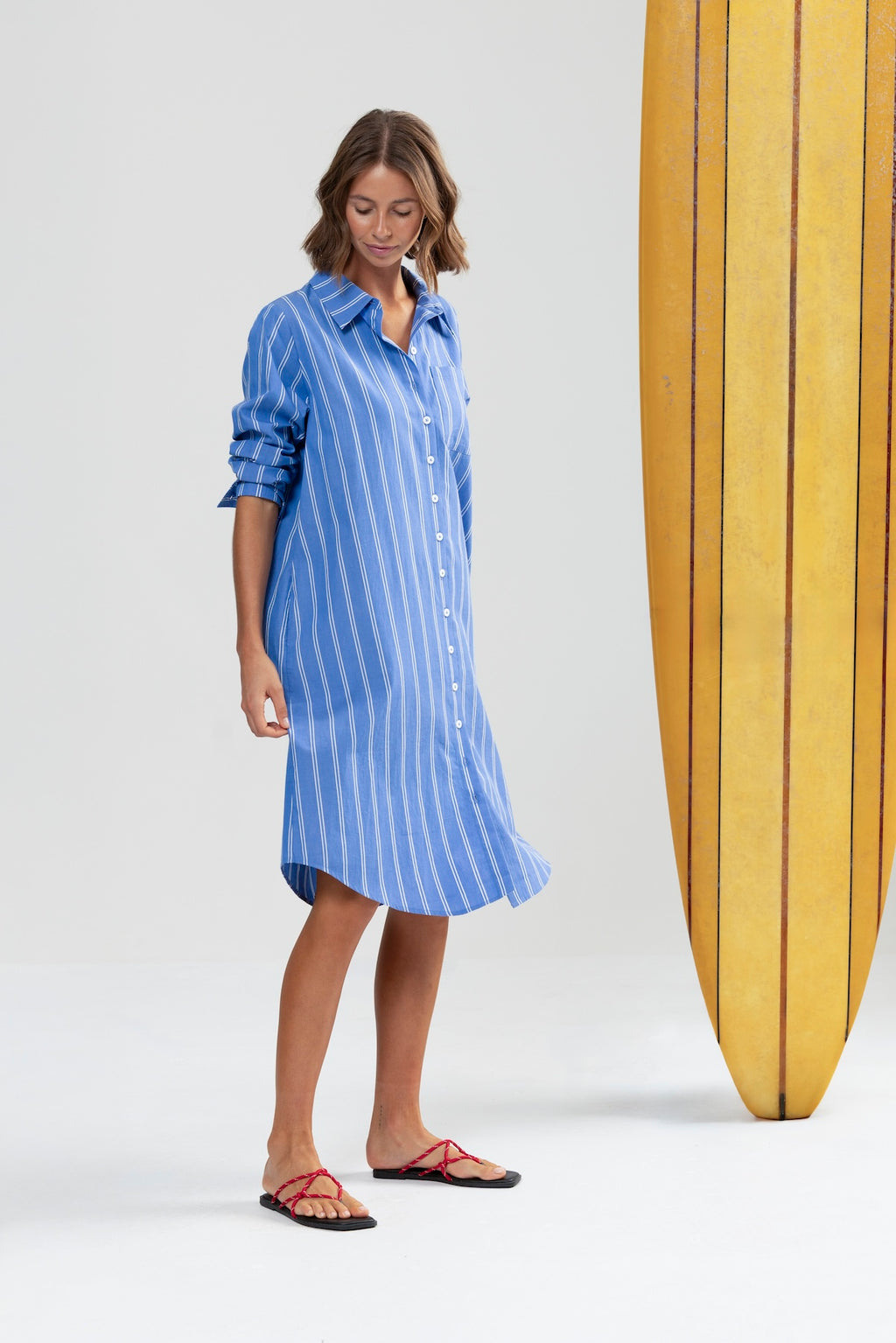 Cape Byron Midi Shirt Dress
