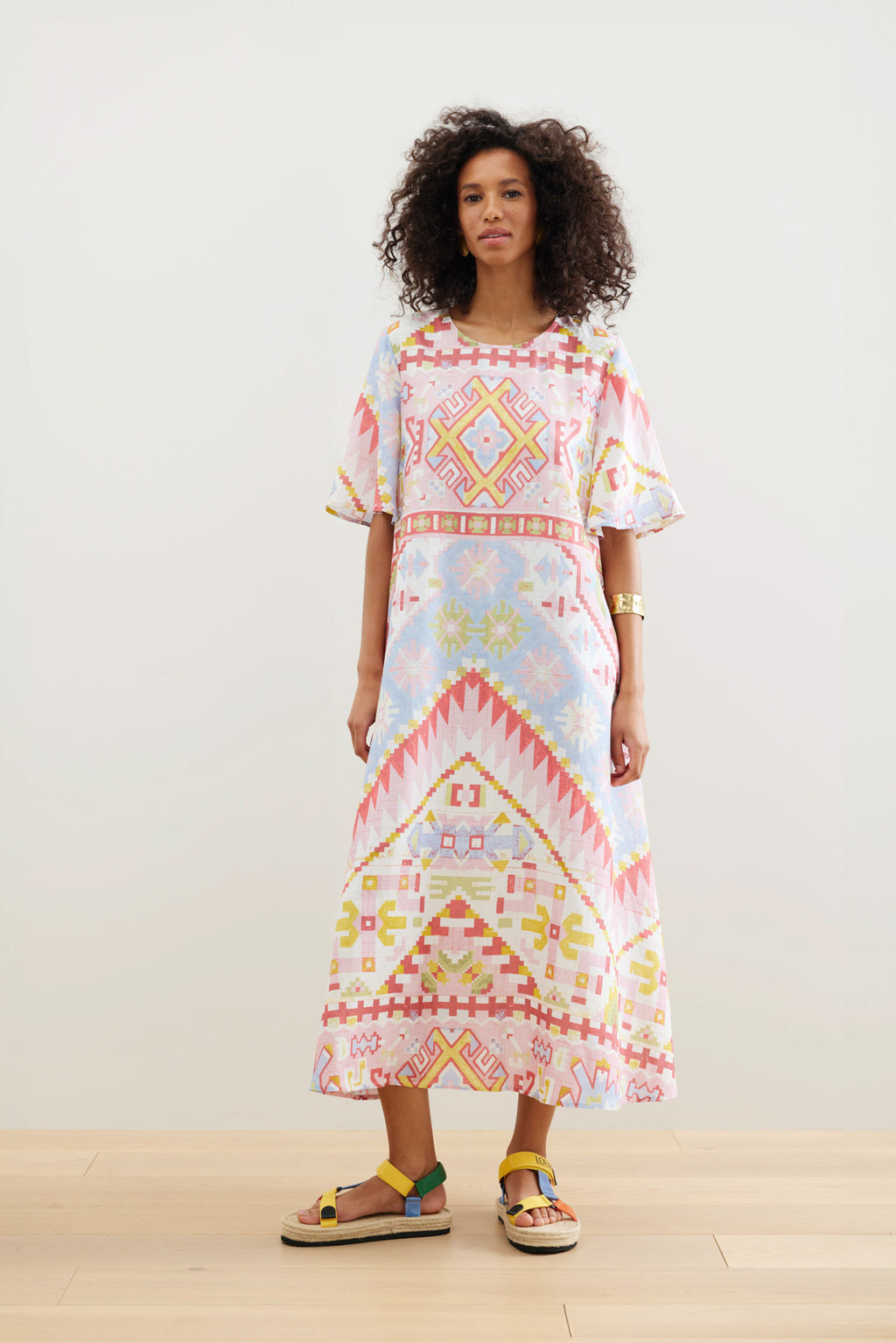 Sarape Midi Dress