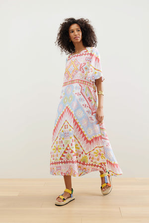 Sarape Midi Dress