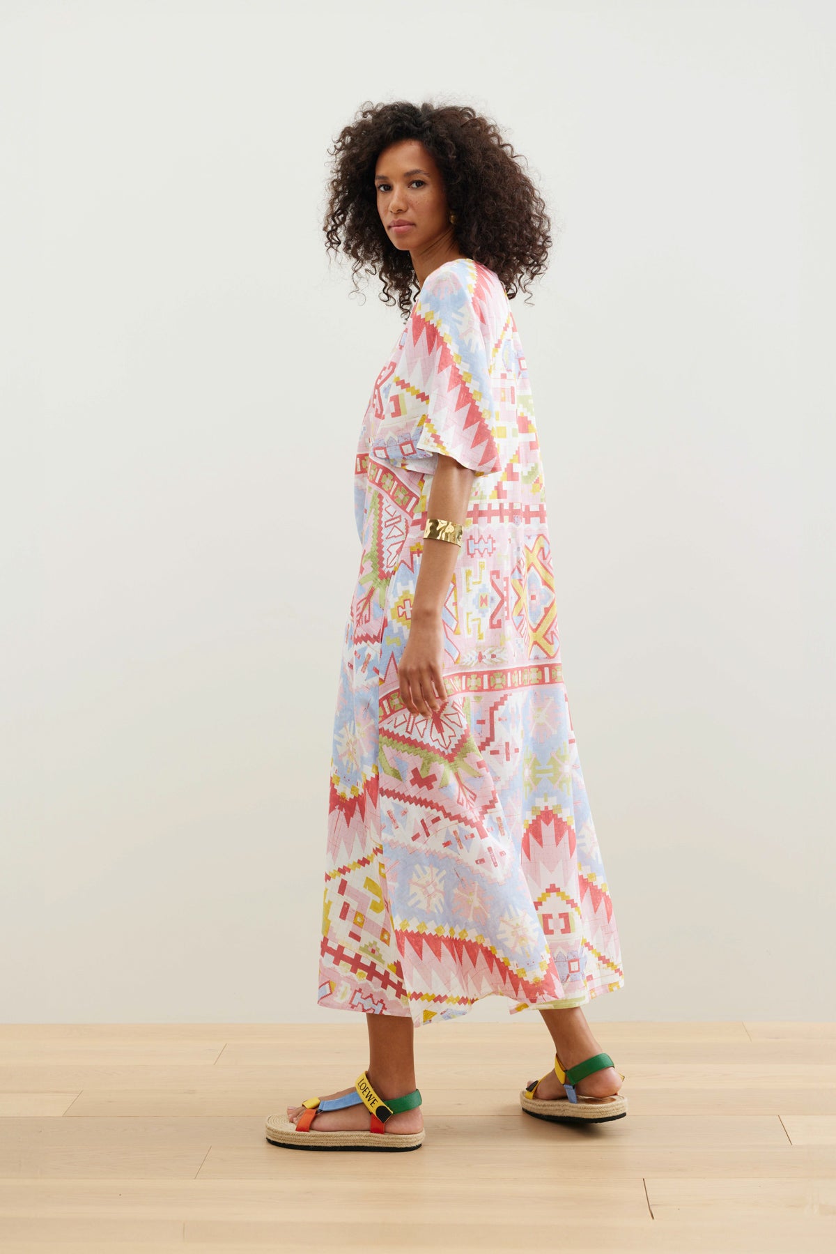 Sarape Midi Dress