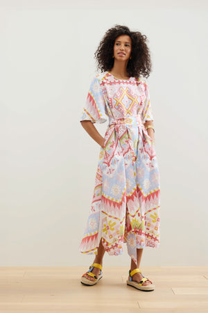 Sarape Midi Dress