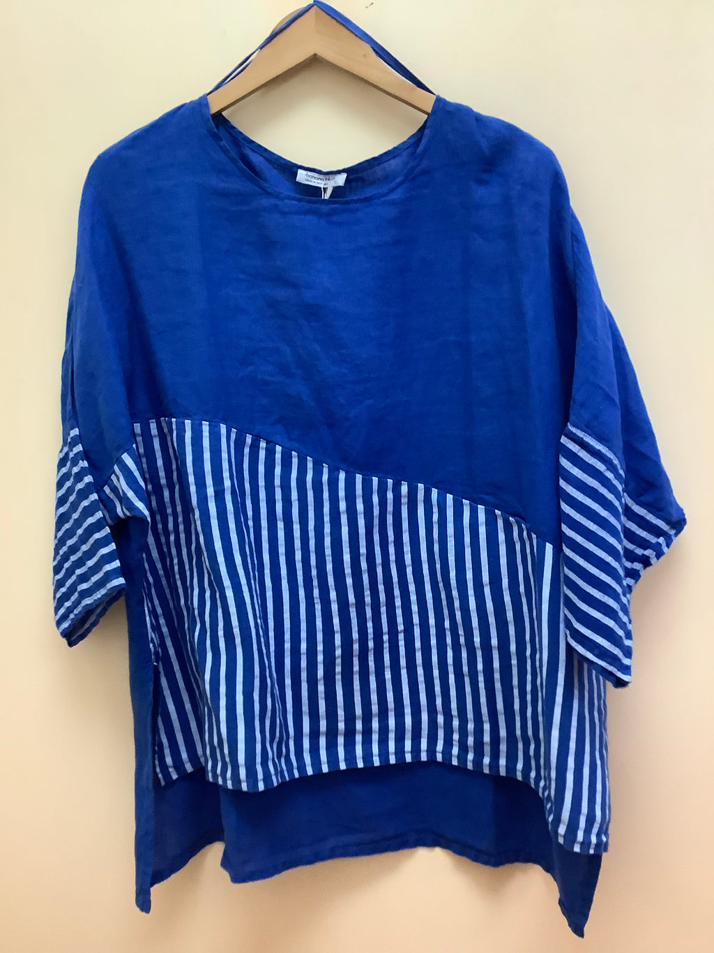 Blue Overdyed Top | Size XL
