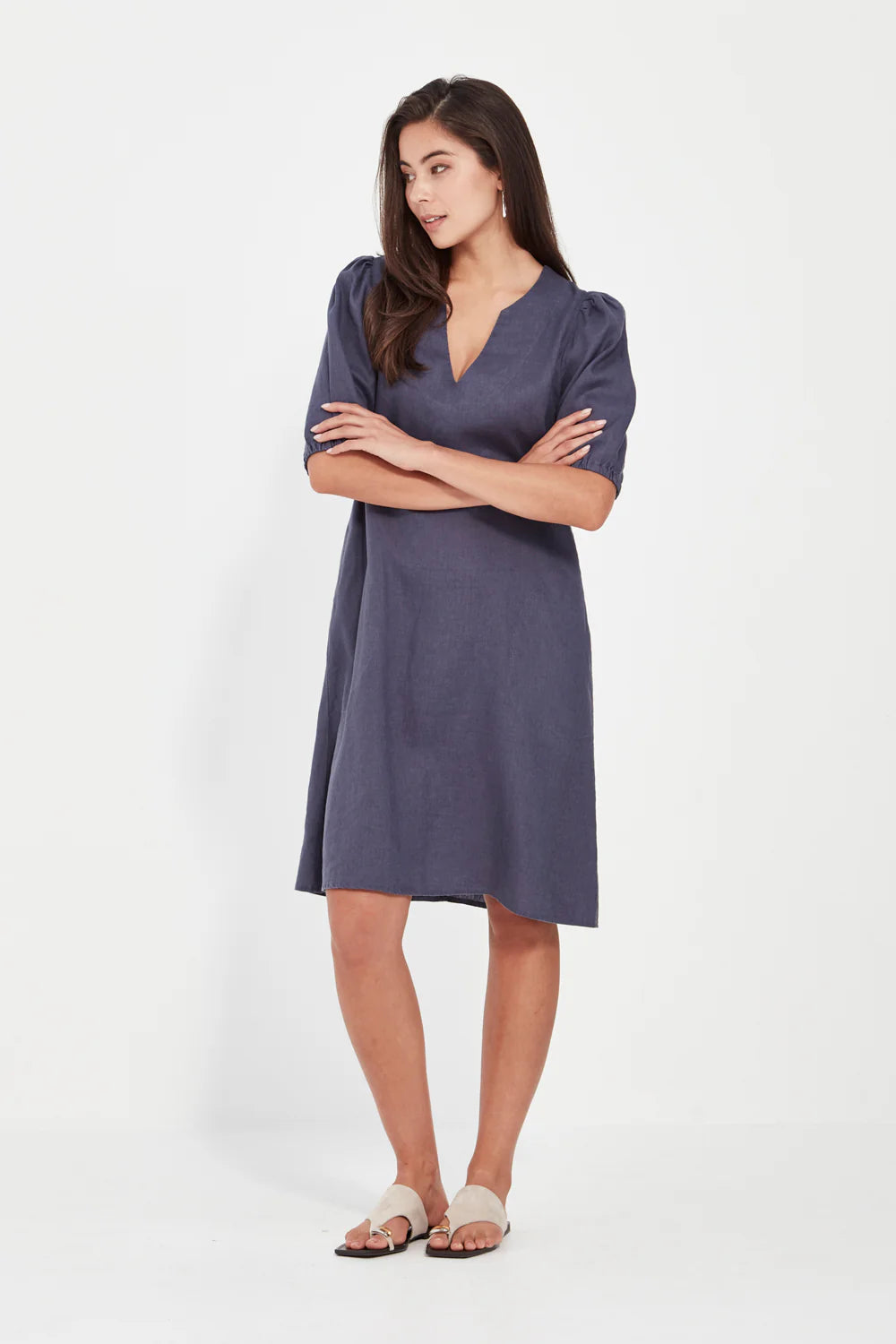 Becky Dress | Denim
