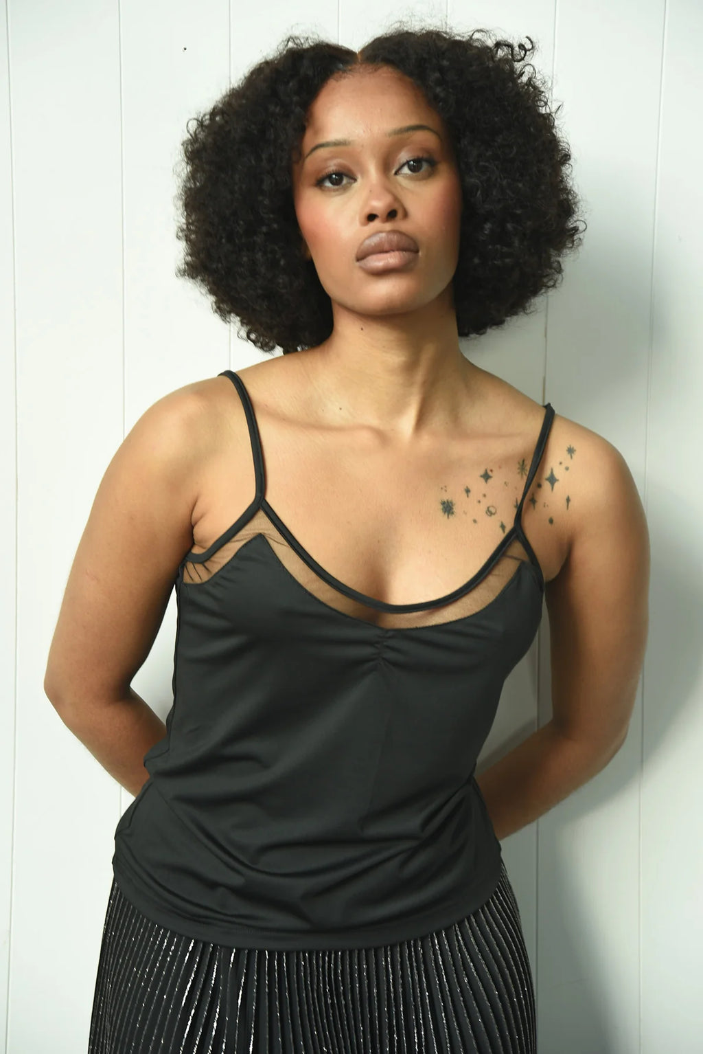 Heart & Camisole Camisole | Black