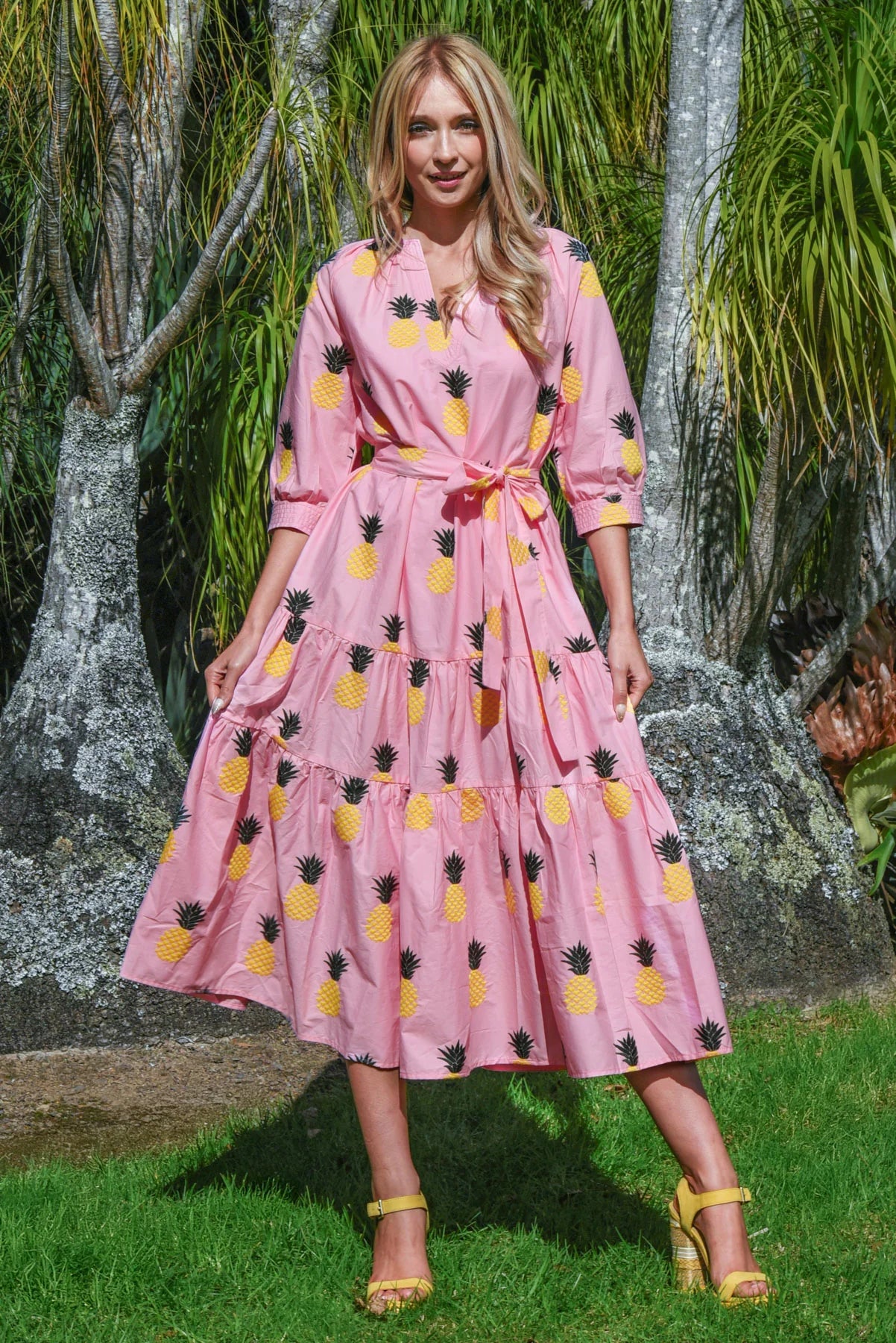Pineapple Palms Dress