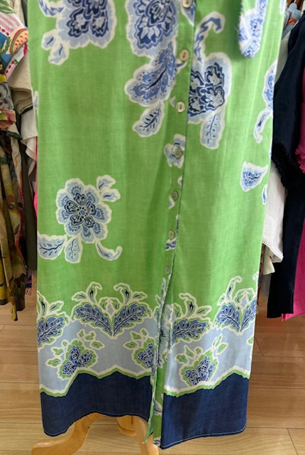 Taylor Sundance Ankle Dress | Green | Size 0