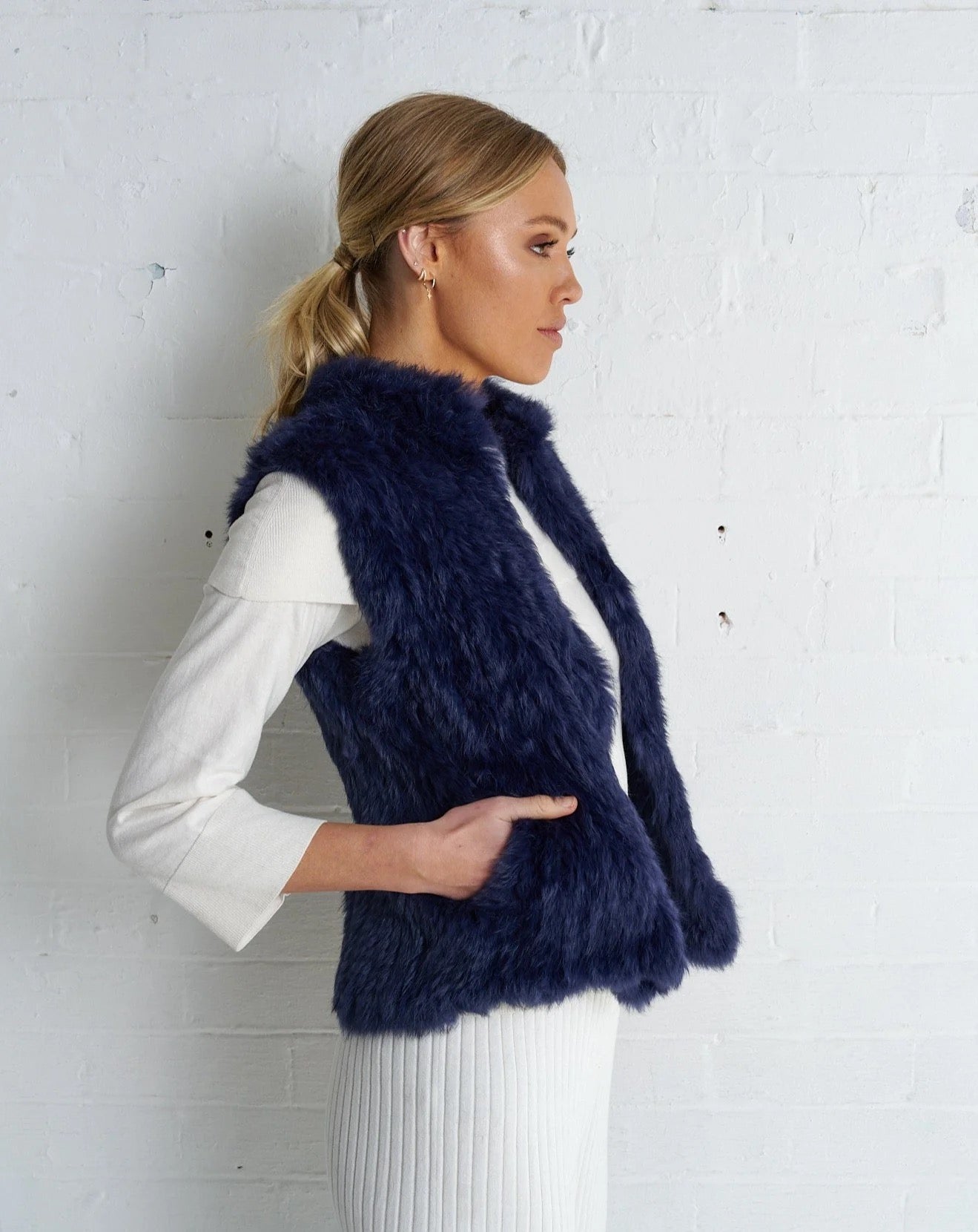 Neeve Vest - Navy