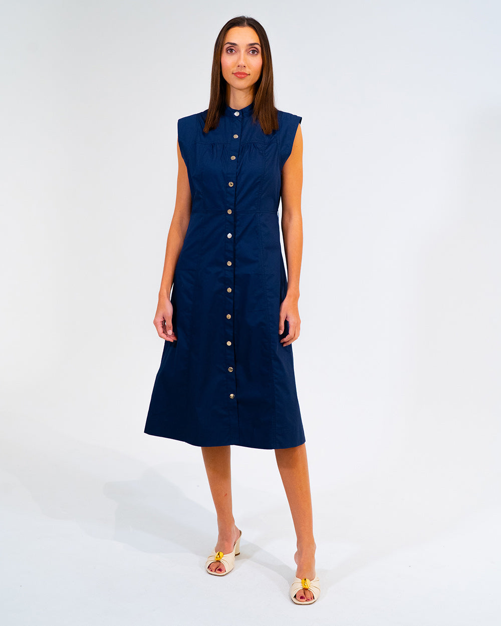 Iris Dress | Navy
