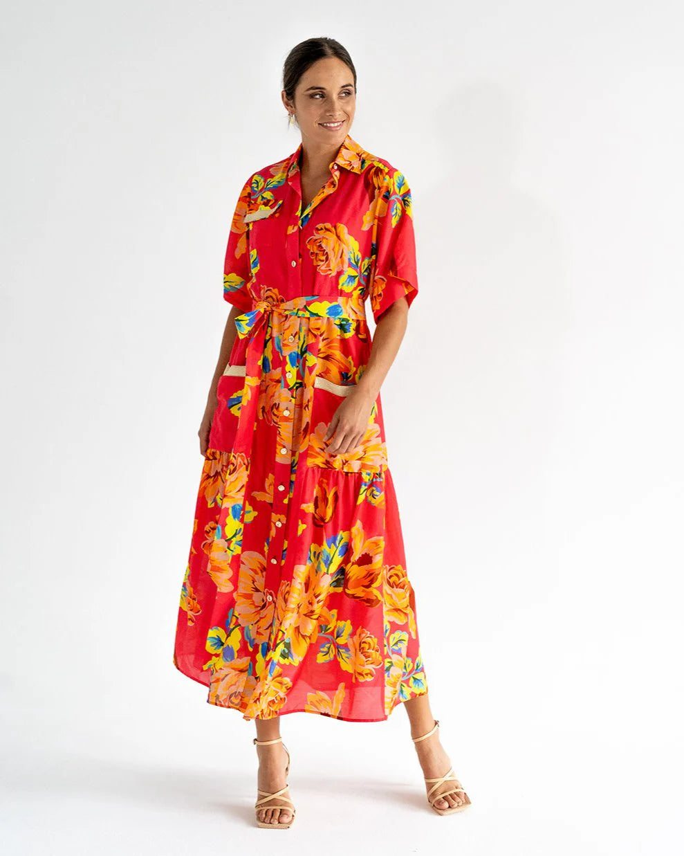 Isabel Maxi Shirt Dress