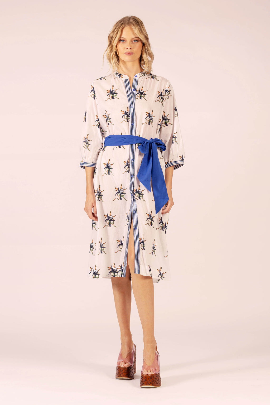 Cirque Linen Midi Dress