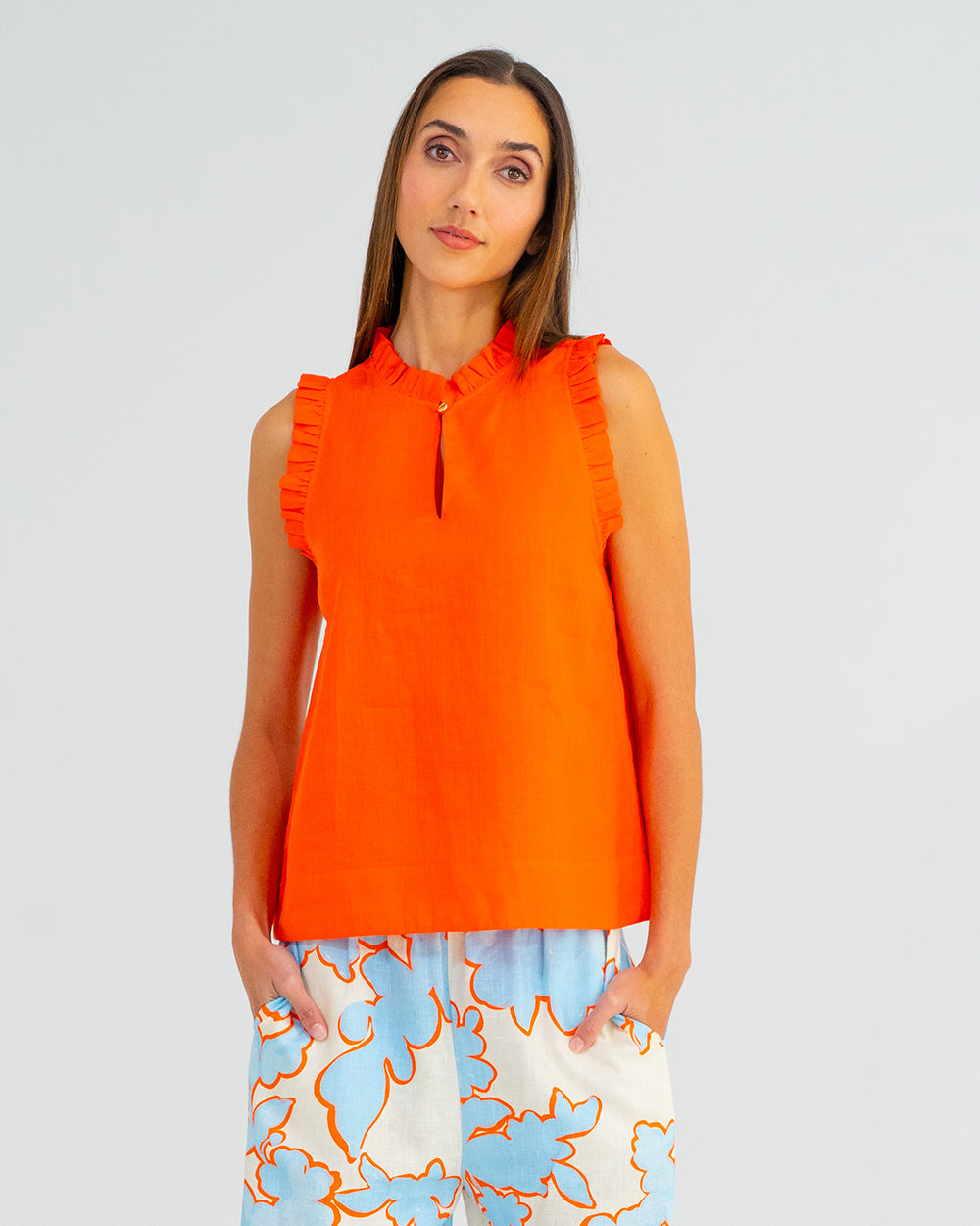 Lucia Top | Tangerine