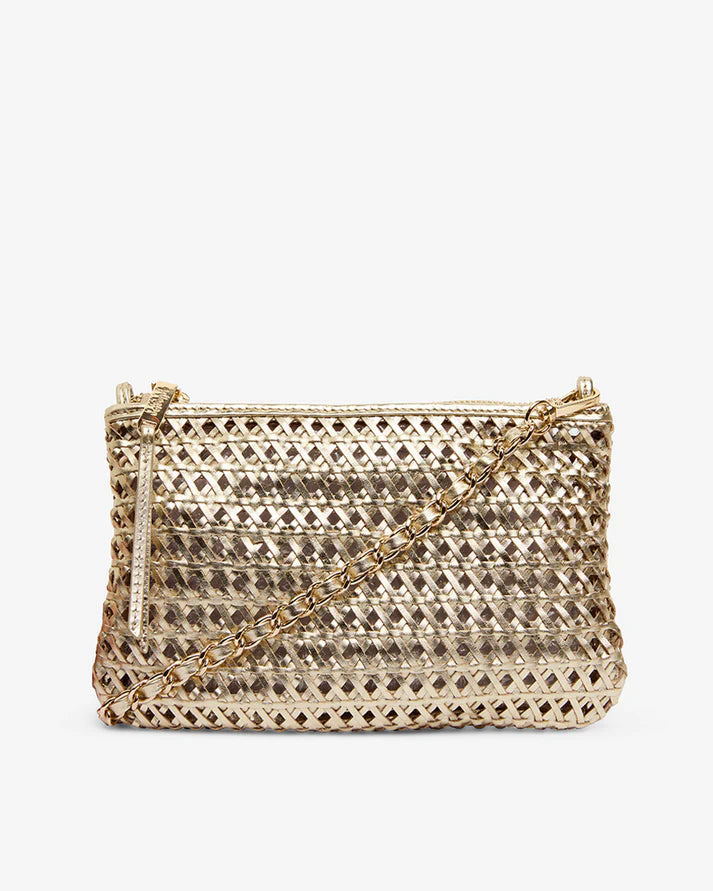 Molly Crossbody Bag | Gold Weave