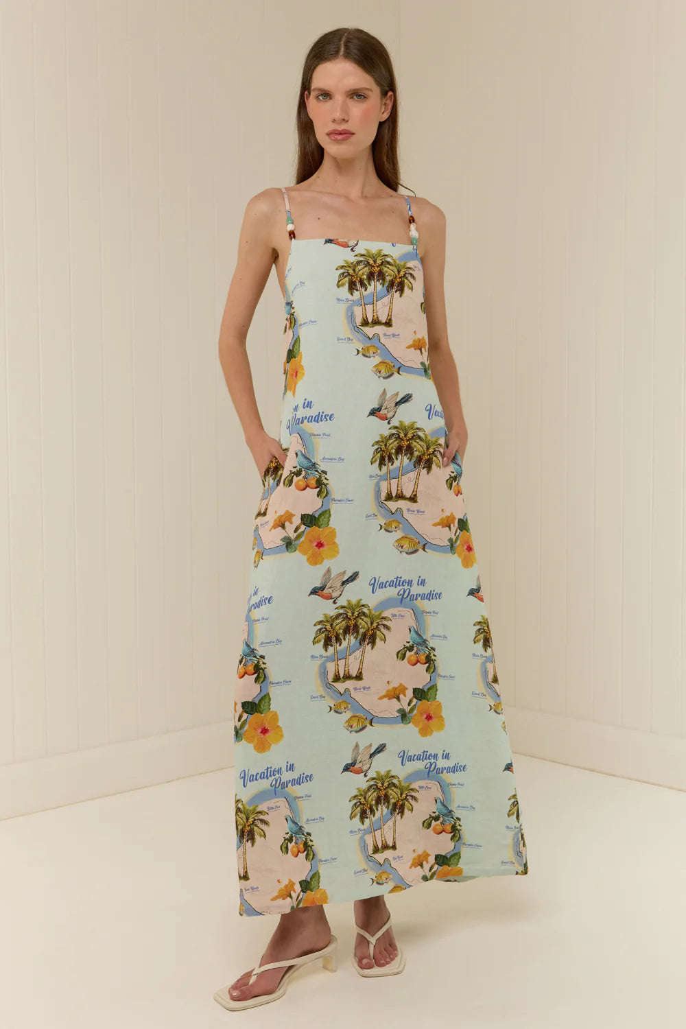 Heidi Dress | Palm Paradise