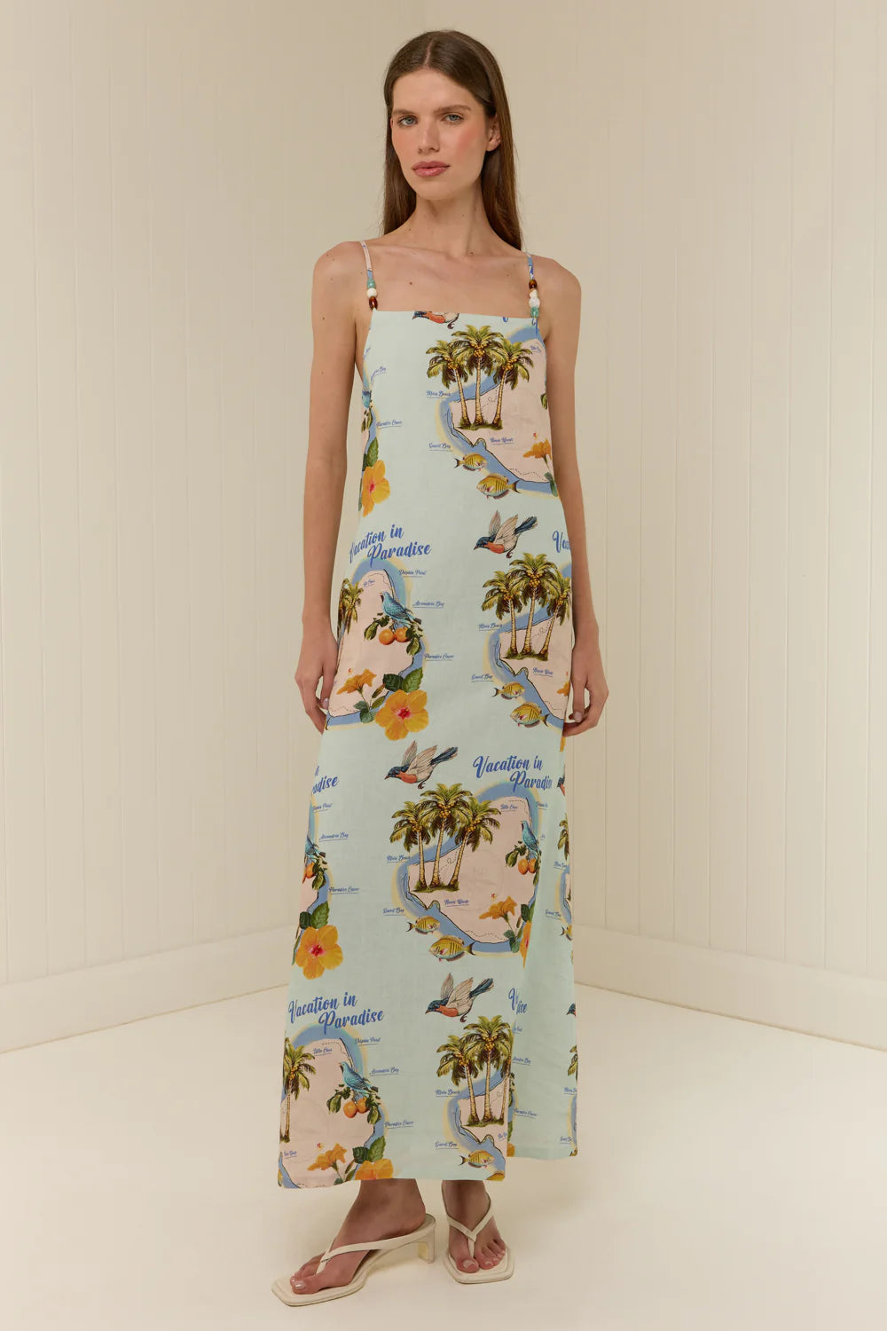 Heidi Dress | Palm Paradise