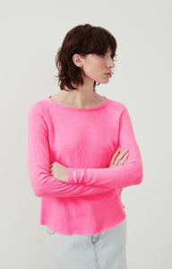 Women's t-shirt Sonoma Long Sleeve- Fluro Acid Pink