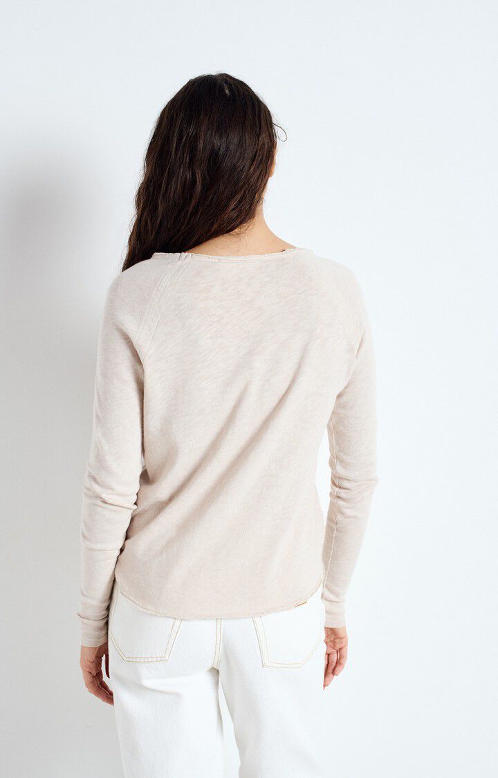 Women's L/S t-shirt Sonoma | Boat Neck | Vintage Mastic