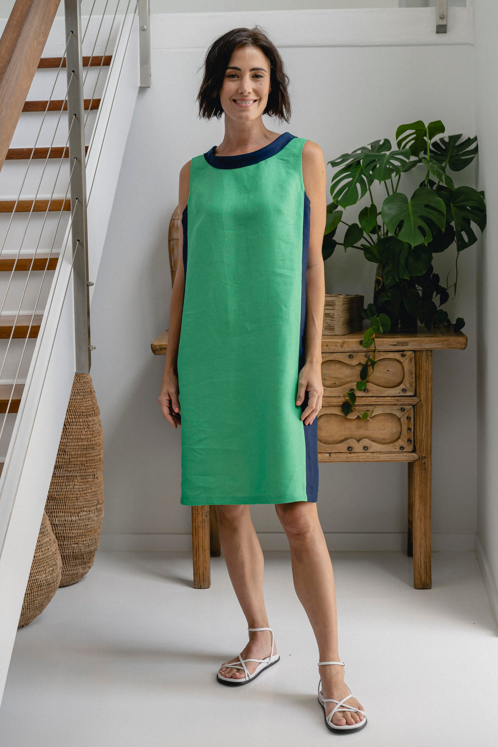 Splice Shift Dress -Size 14