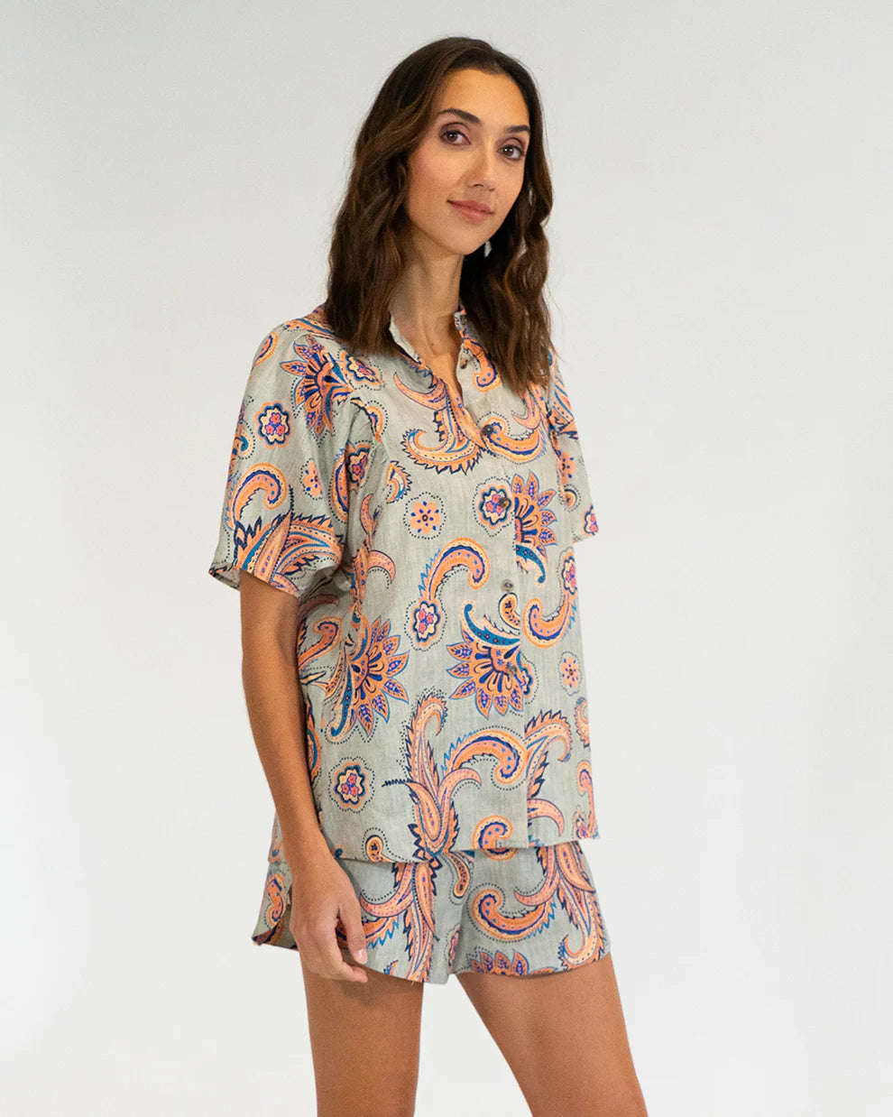 Ticino Blouse | Paisley