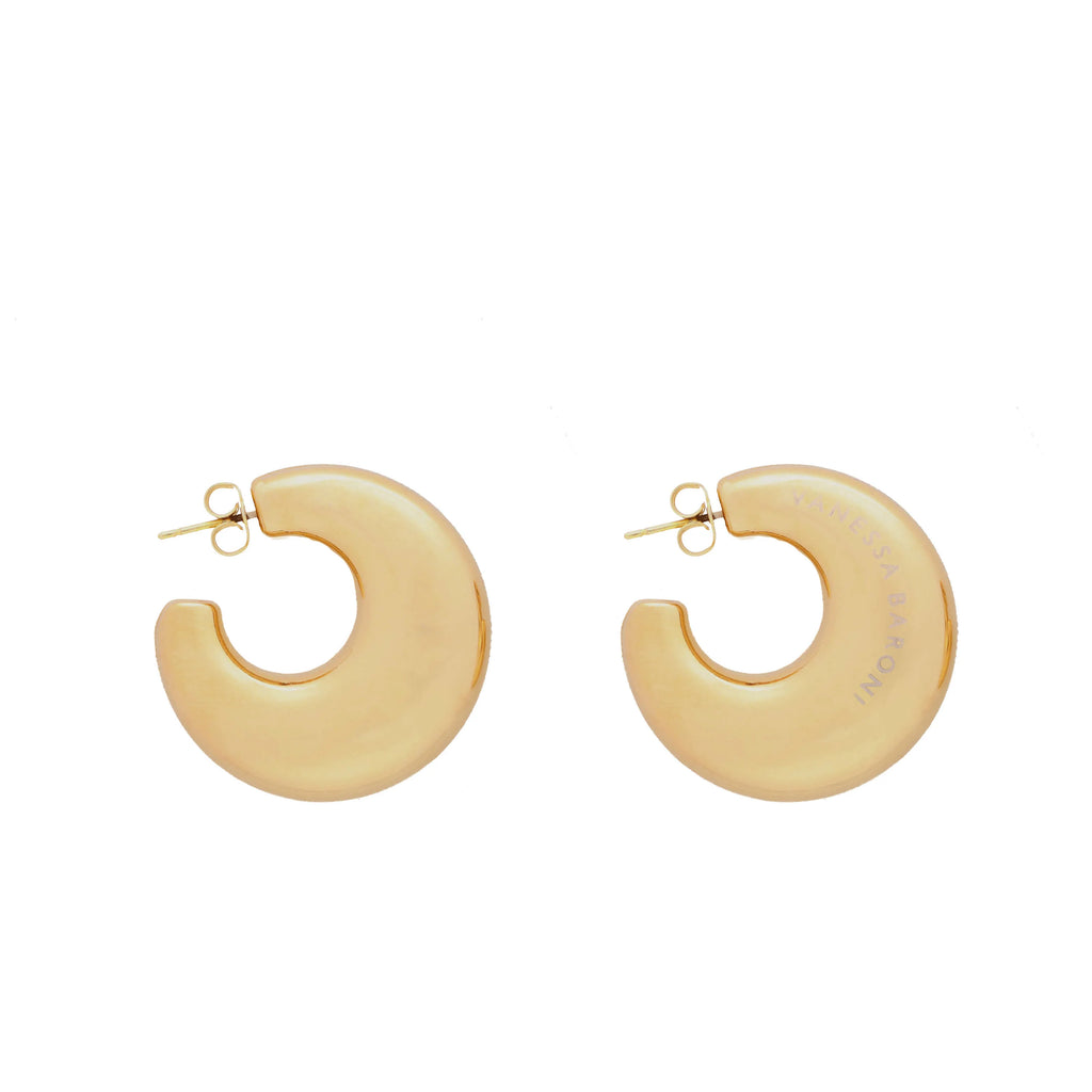 Moon Earring - Gold