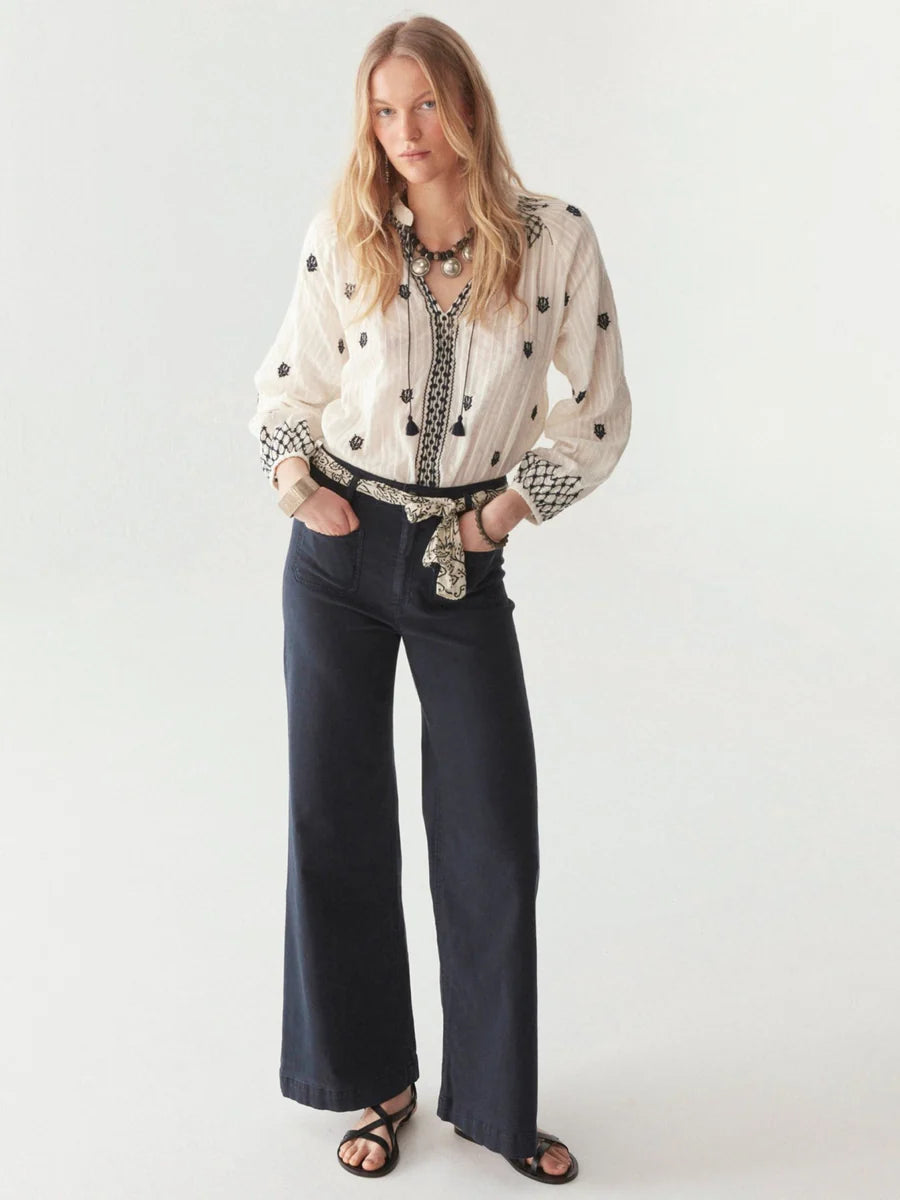 Edna Pant | Navy | Size L