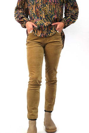 Of Your Own Accord Trouser - Antique Gold